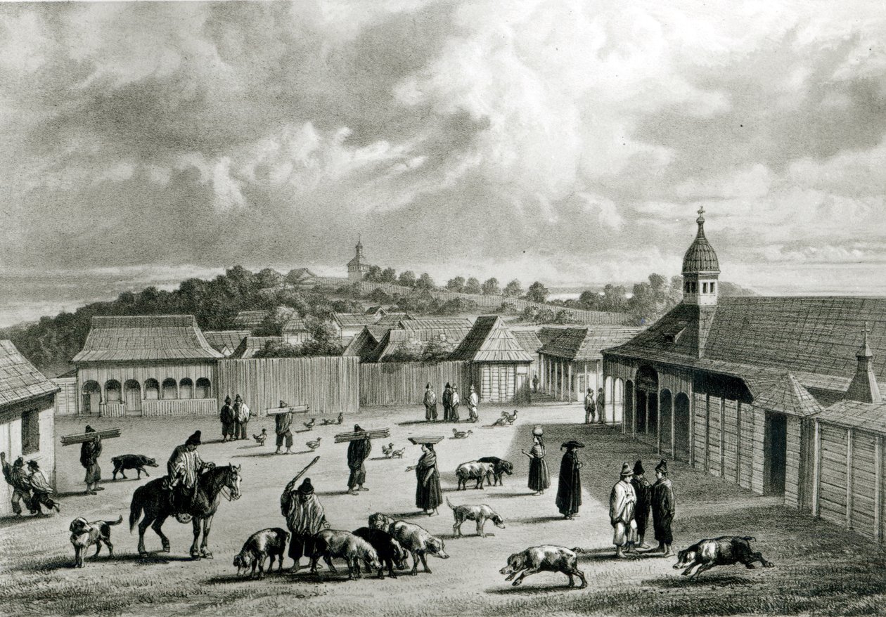 بلازا دي سان كارلوس دي تشيلوي ، 1835] بواسطة كلاوديو جاي