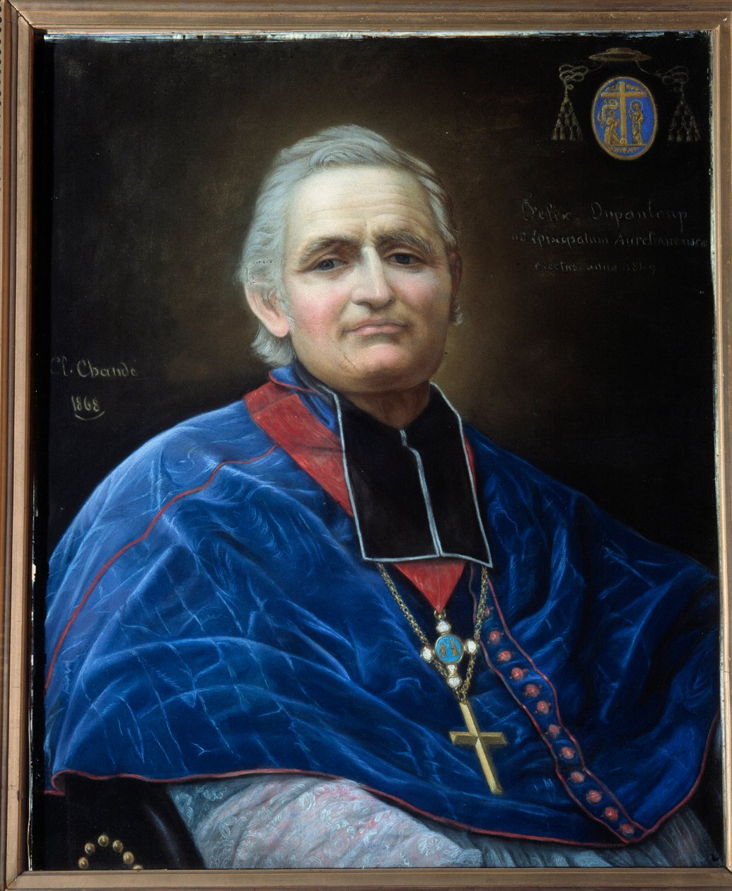 صورة للمونسينور دوبانلوب ، إيفيك دورلينز (1802-1878) لوحة لكليمنس تشود (1815-1888) من القرن التاسع عشر. اورليانز ، متحف الفنون الجميلة بواسطة كليمنس شود