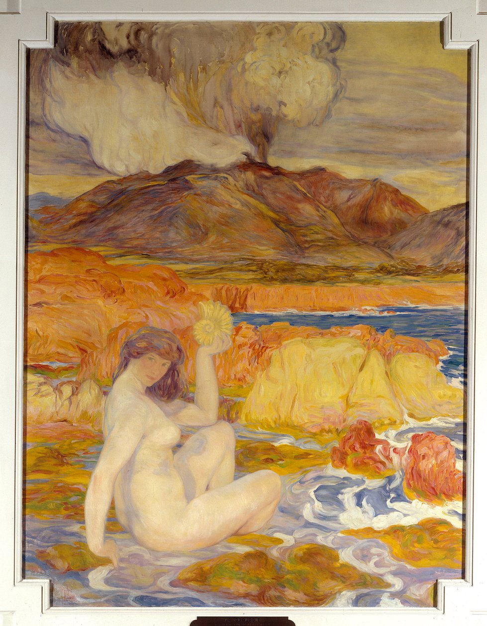 The Geology Painting by Helene Dufau (1869-1939) 20th century Paris. بواسطة كليمنتين هيلين دوفو