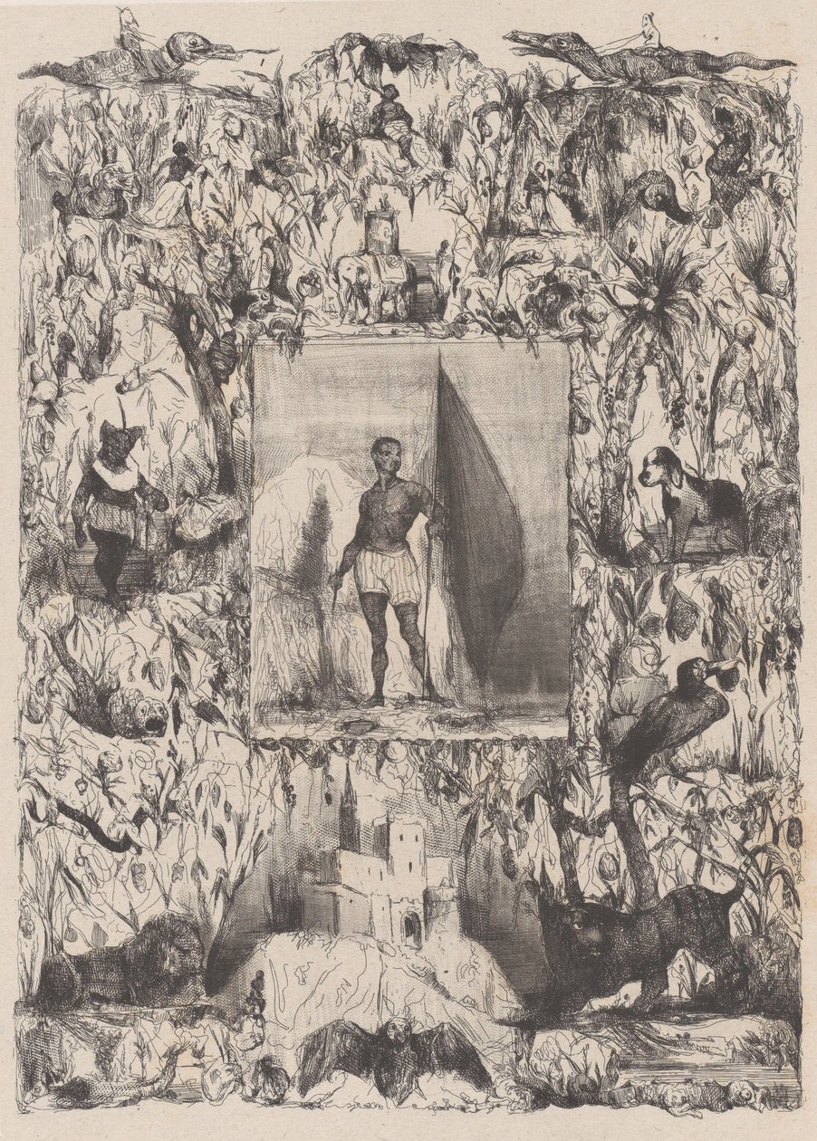 بوج جارجال ، كاليفورنيا. 1832. بواسطة سيليستين نانتويل