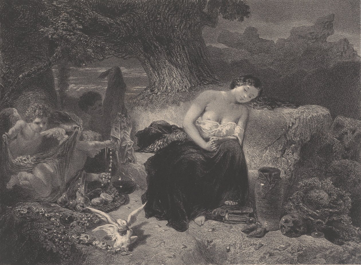 إغراء ، كاليفورنيا. 1850. بواسطة سيليستين نانتويل