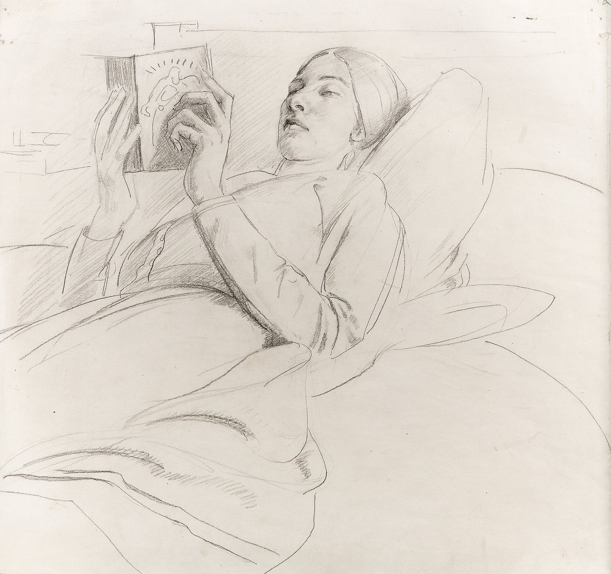 صورة لفرسان وينيفريد (1899-1947) قراءة ، ج .1921 بواسطة كولين أونوين جيل