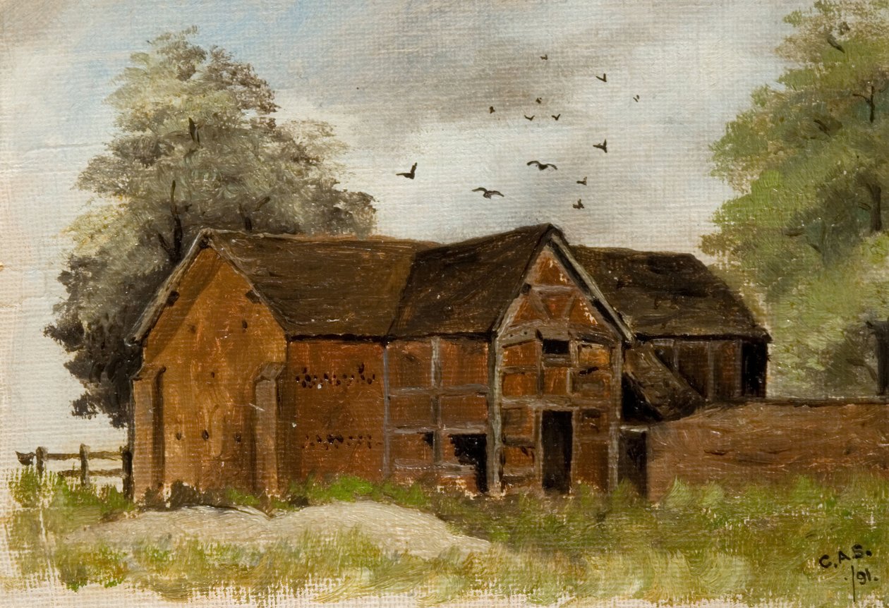مزرعة Sheepcote Barn Chapel House ، 1891. بواسطة كولين ستاندلي
