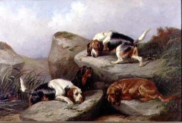 Otterhounds ، 1889 بواسطة كولين جريم