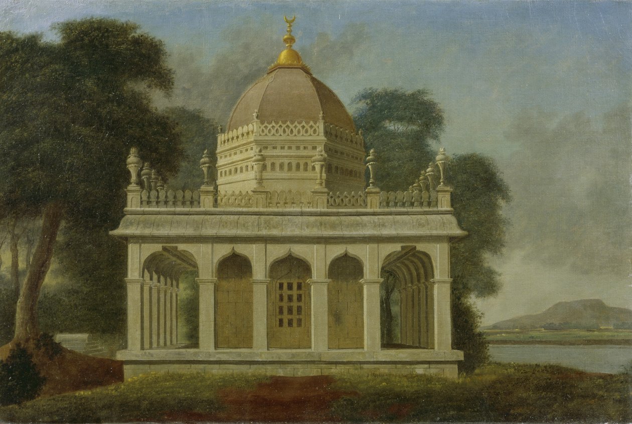 ضريح في Outatori بالقرب من Trichinopoly ، c.1788 بواسطة العقيد فرانسيس سوين وارد
