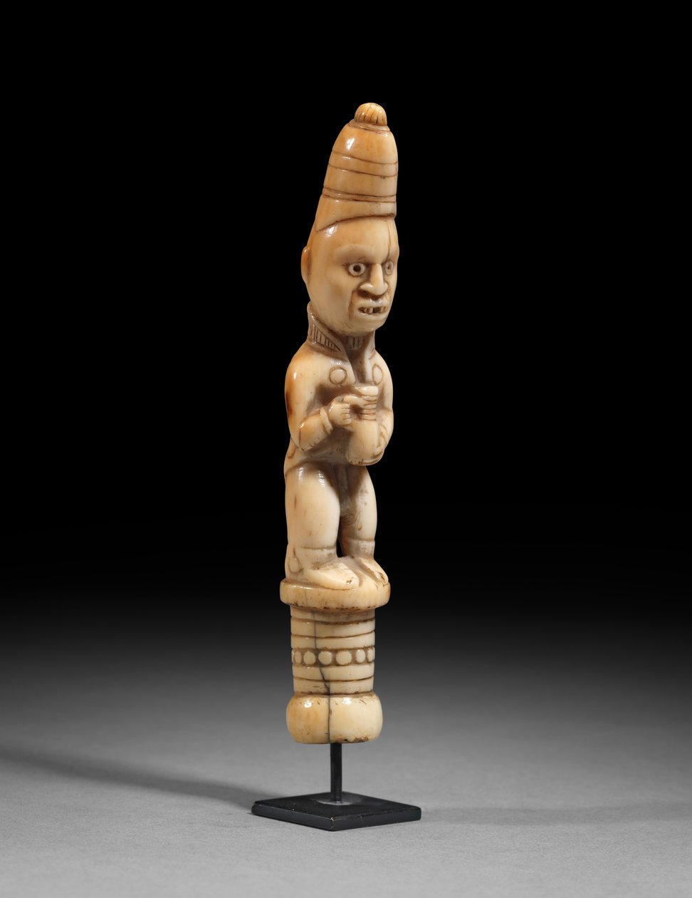 مقبض Flywhisk ، c.1850 بواسطة المدرسة الكونغولية