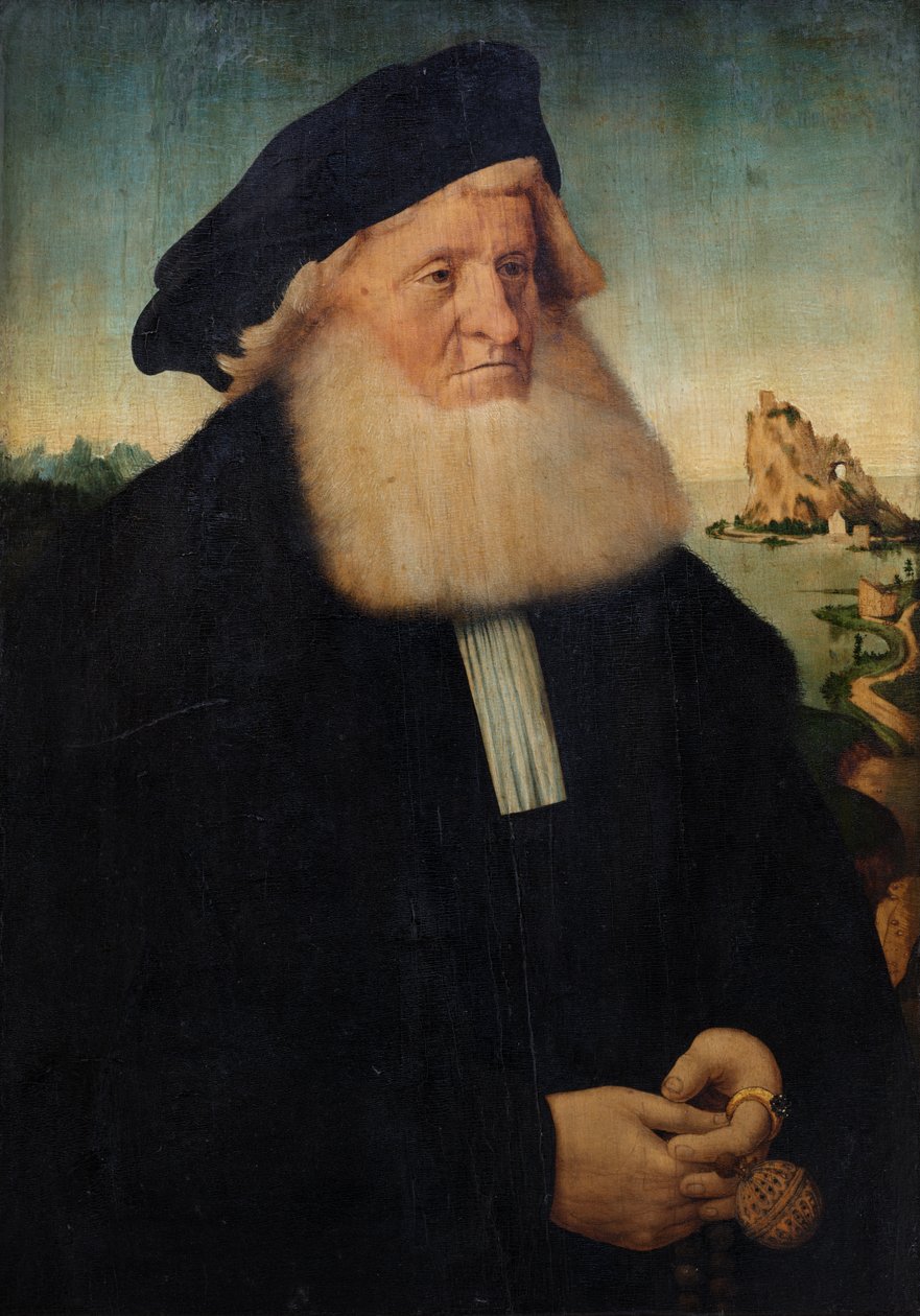 صورة لرجل ملتح بواسطة Conrad (Attr. to) Faber von Creuznach