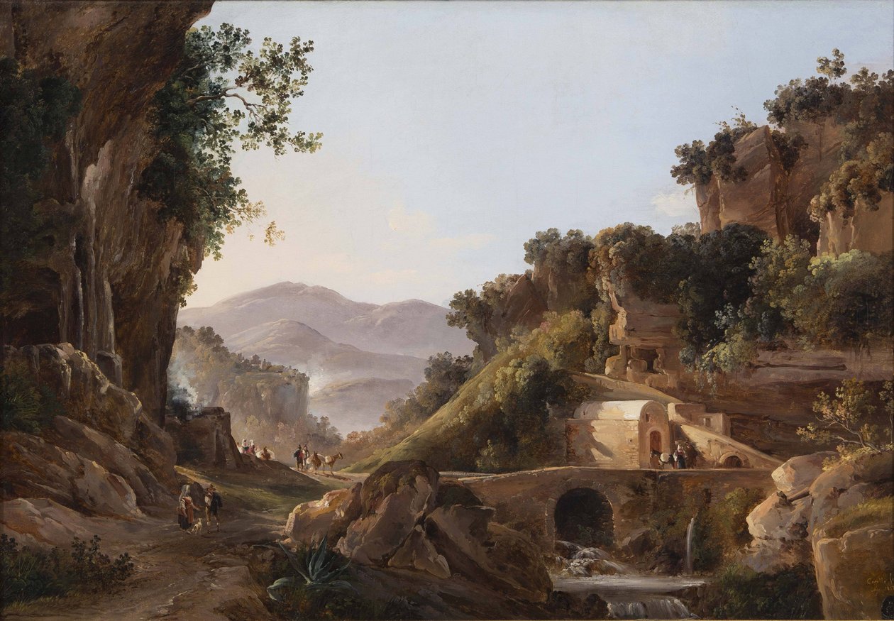 كافا دي تيريني ، 1857. بواسطة Consalvo Carelli