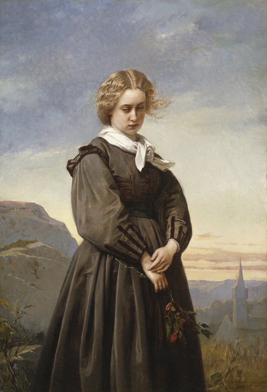 حزن الحب ، 1866 بواسطة ثابت ماير