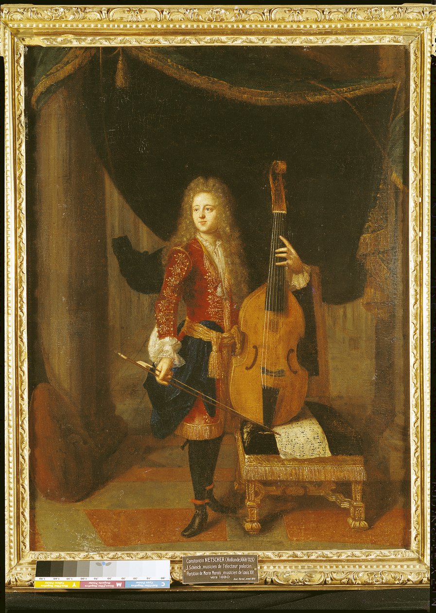 صورة يوهان شينك (1660-1712) بواسطة قسطنطين نيتشر