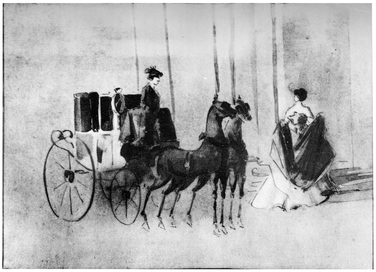 الوصول إلى الكرة ، القرن التاسع عشر ، 1930. بواسطة قسطنطين الرجال