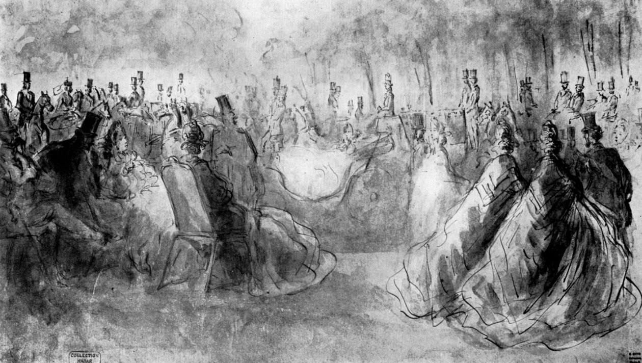 في الحديقة ، القرن التاسع عشر ، 1930 بواسطة قسطنطين الرجال