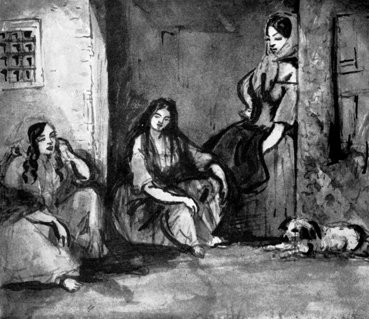 على عتبة الباب ، القرن التاسع عشر ، 1930 بواسطة قسطنطين الرجال