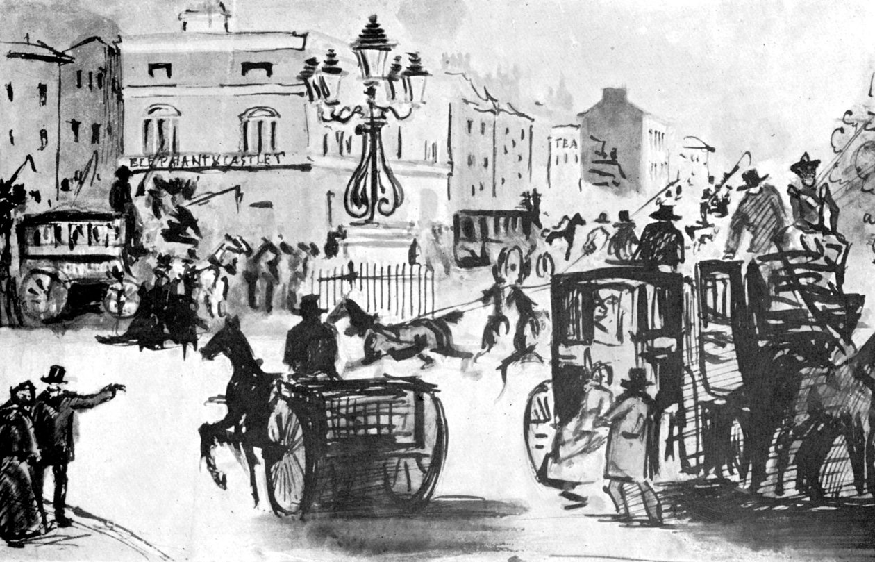 الفيل والقلعة ، القرن التاسع عشر ، 1930. بواسطة قسطنطين الرجال