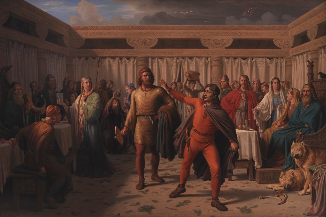 irsgirs Feast ، 1857 بواسطة كونستانتين هانسن
