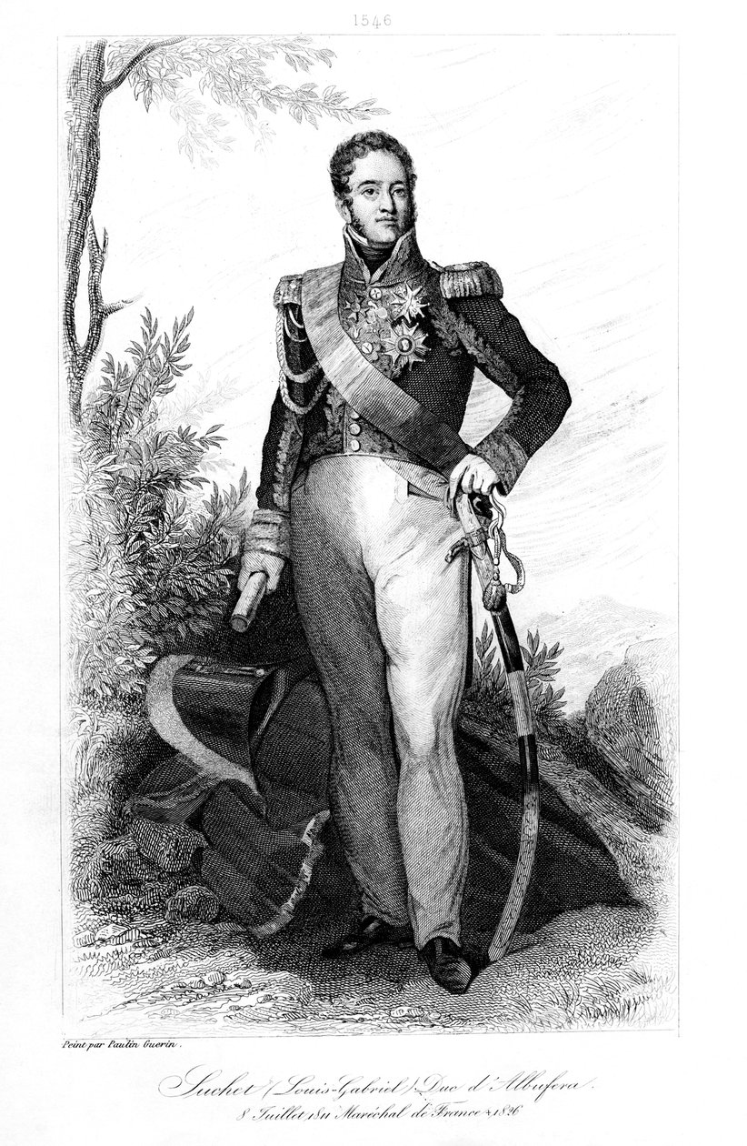 لويس جابرييل سوتشي 1770-1826 ، دوك دالبوفيرا دا فالنسيا ومارشال فرنسا ، 1839. بواسطة كونتيناو
