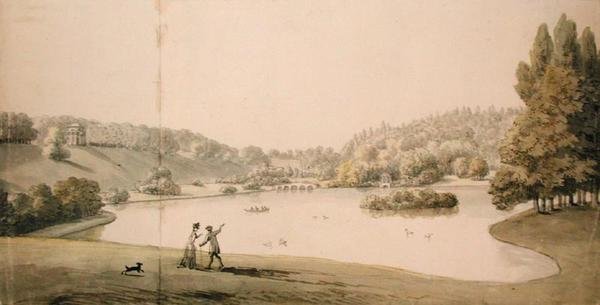ستورهيد ، حوالي عام 1780 (ألوان مائية وقلم رصاص على ورق) بواسطة Copplestone Warre Bamfylde