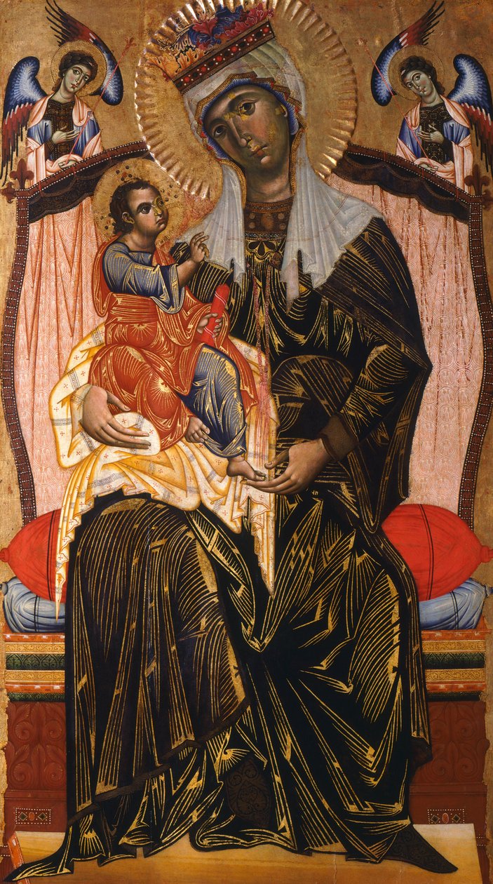 مادونا والطفل ، بواسطة كوبو دي ماركوفالدو (حوالي 1220 - بعد 1276) بواسطة Coppo di Marcovaldo
