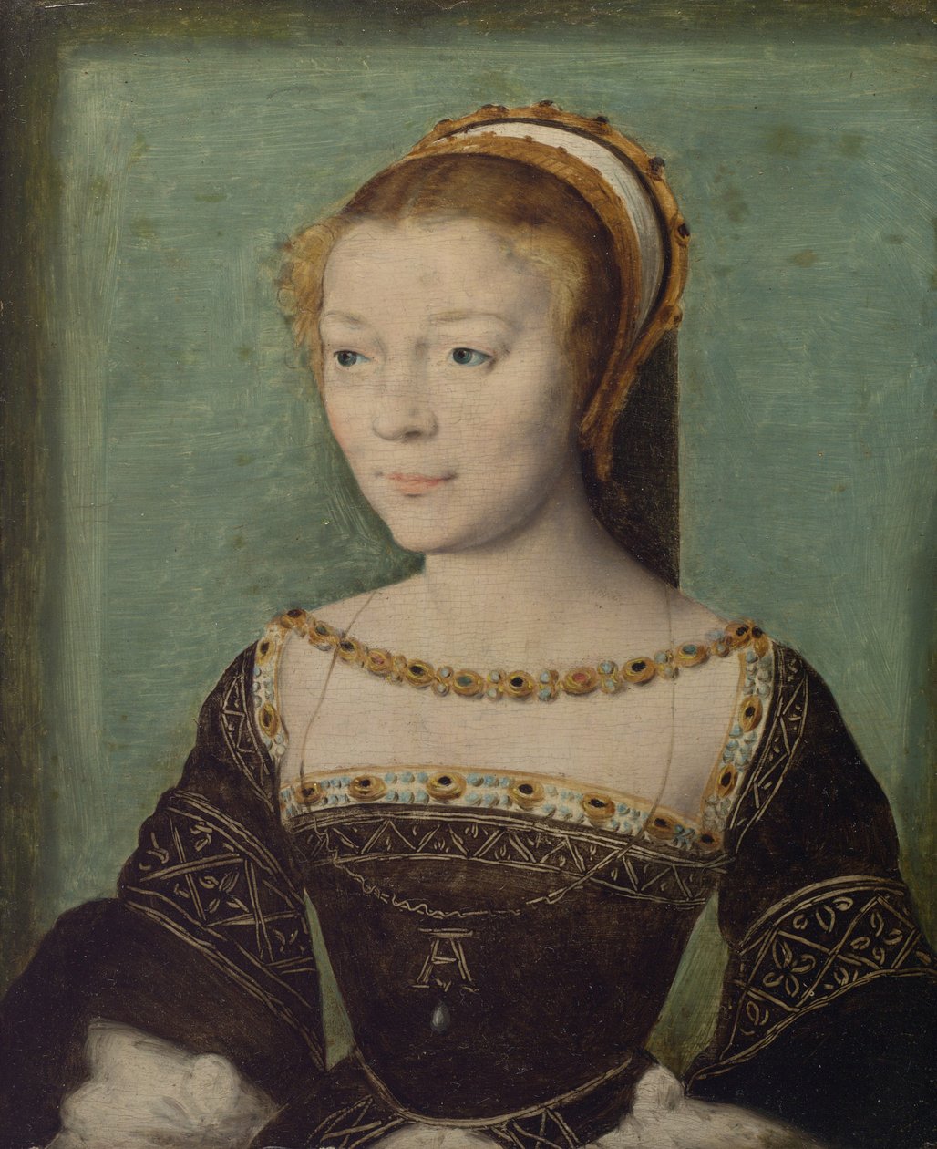 آن دي بيسيلو ، دوقة إيتامبس ، c.1535-40 بواسطة كورنيل دي ليون أتار. إلى قناة Corneille de Lyon attr. ل