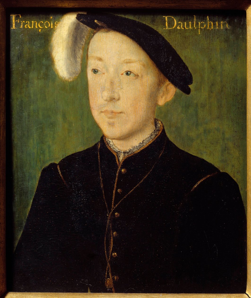 صورة لشارل فرنسا ، دوق أورليانز (1522-1545) (ربما الابن الثالث لفرانسوا الأول) لوحة خشبية لكورنيل دي ليون (كورنيل دي لاهاي) (1500 / 1510-1574) القرن السادس عشر. 0،16 × 0،13 م بايون ، متحف بونات بواسطة كورنيل دي ليون
