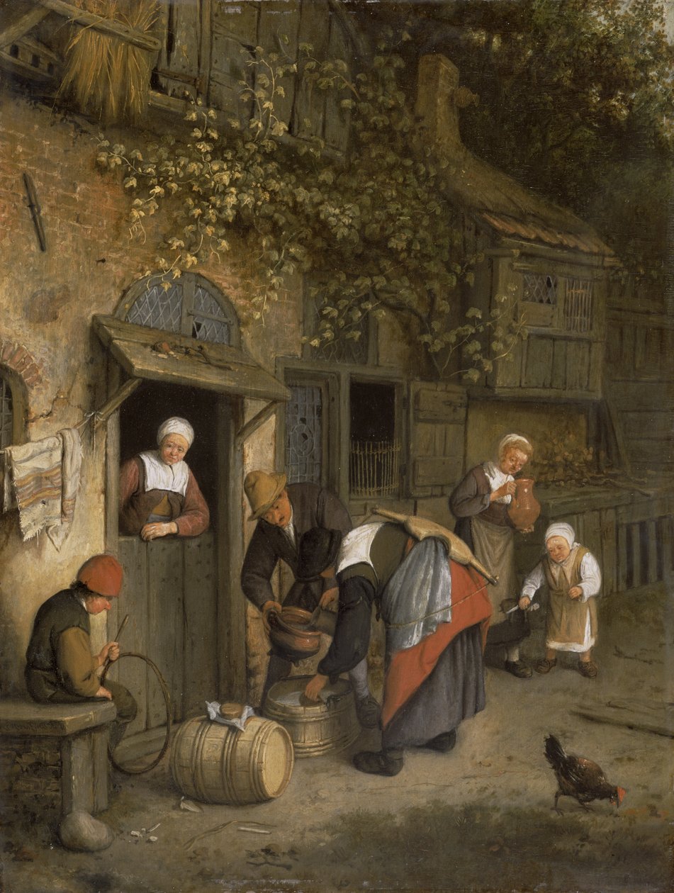 بائع الحليب ، 1679 (لوحة) بواسطة كورنيليس دوسارت