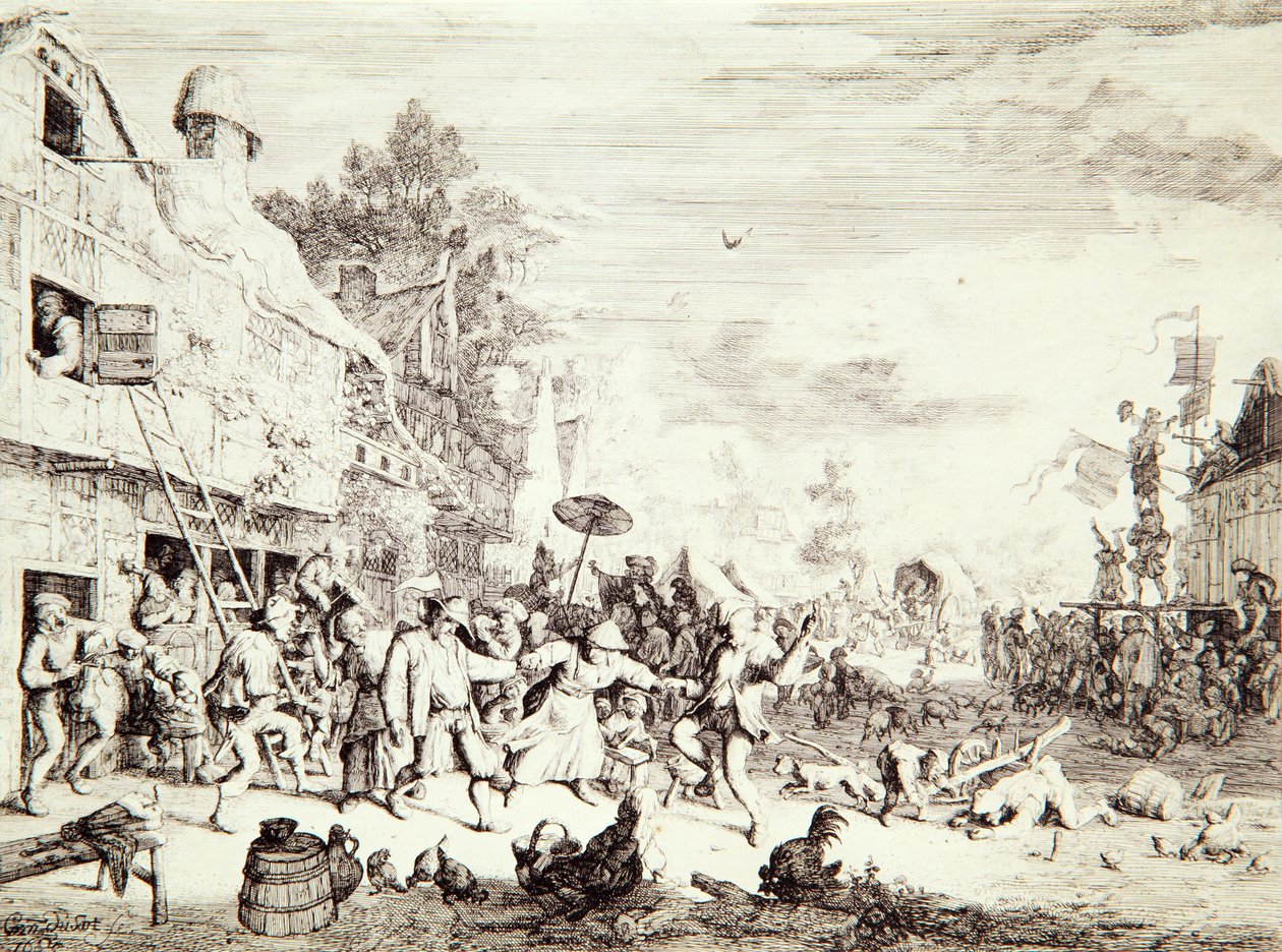 معرض القرية ، 1685 بواسطة كورنيليس دوسارت
