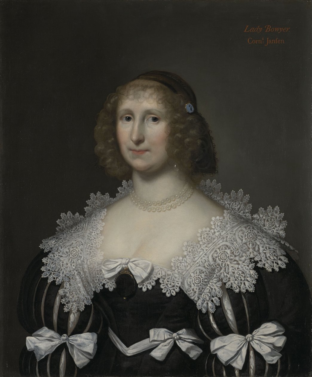 صورة هيستر ، سيدة بوير (ني سكيفنجتون) بواسطة Cornelis Janssens van Ceulen