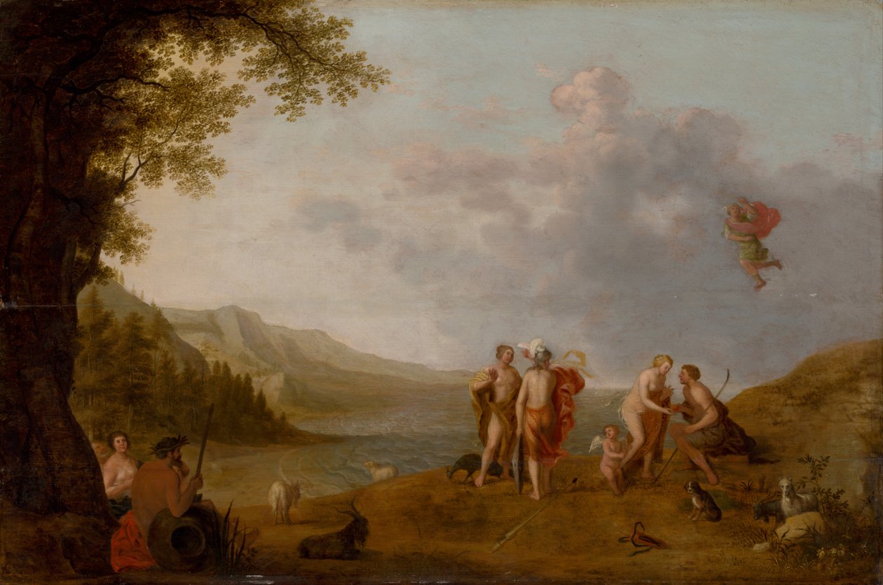 حكم باريس ، ج. 1650. بواسطة كورنيليس آدامز. ويلارتس