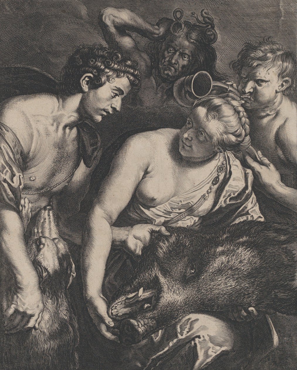 أتالانتا وميليجر ، 1618-1684. بواسطة كورنيليس بلوميرت