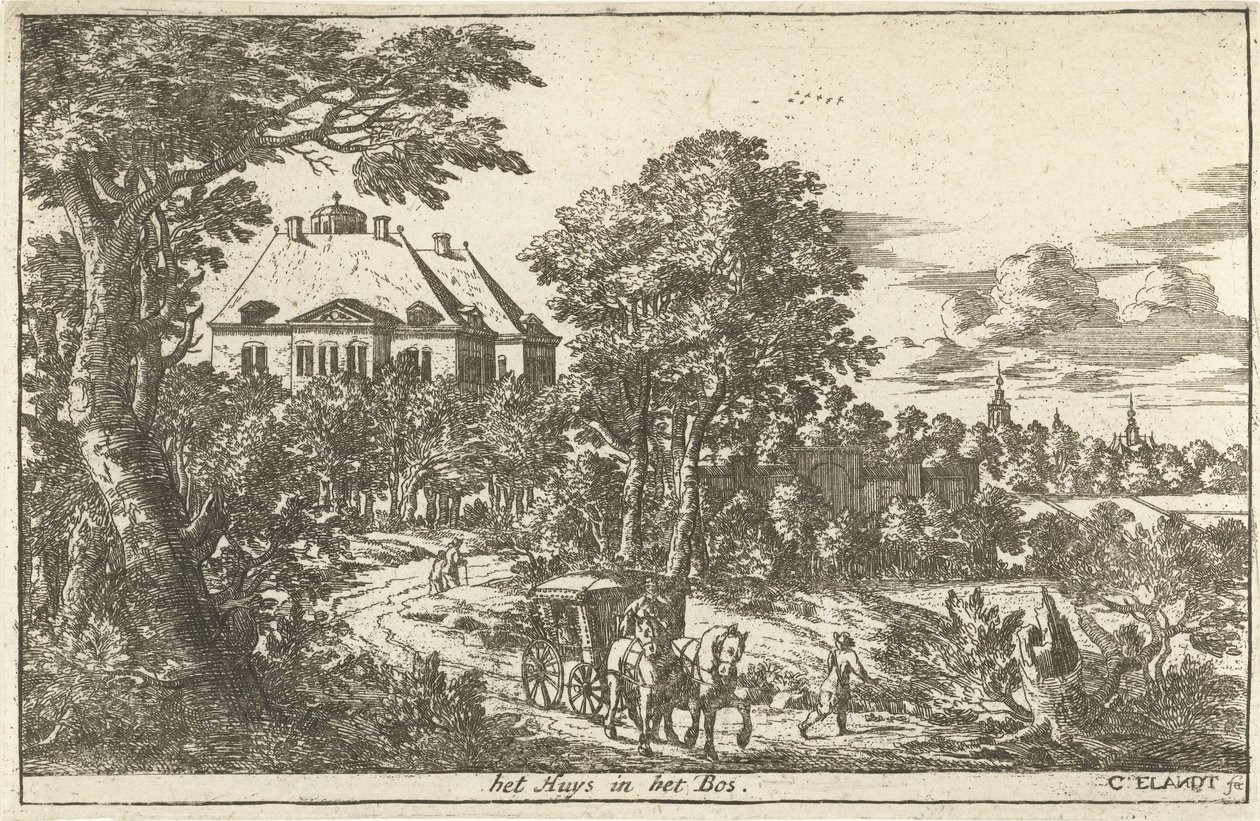 هويس تن بوش the Huys in het Bos (العنوان على الكائن) بواسطة كورنيليس إيلاندتس