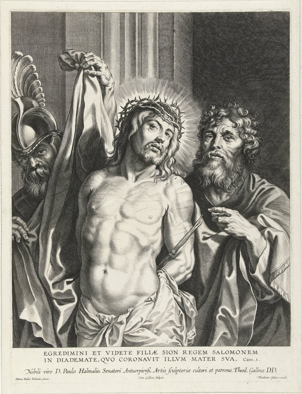 عرض المسيح للناس (Ecce Homo) بواسطة كورنيليس جالي (أنا)
