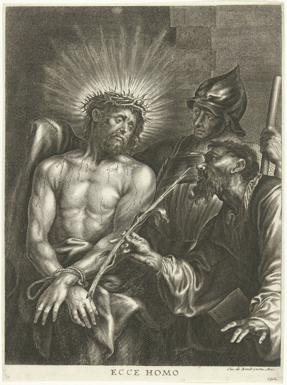 عرض المسيح للناس (Ecce Homo) بواسطة كورنيليس جالي (الثاني)