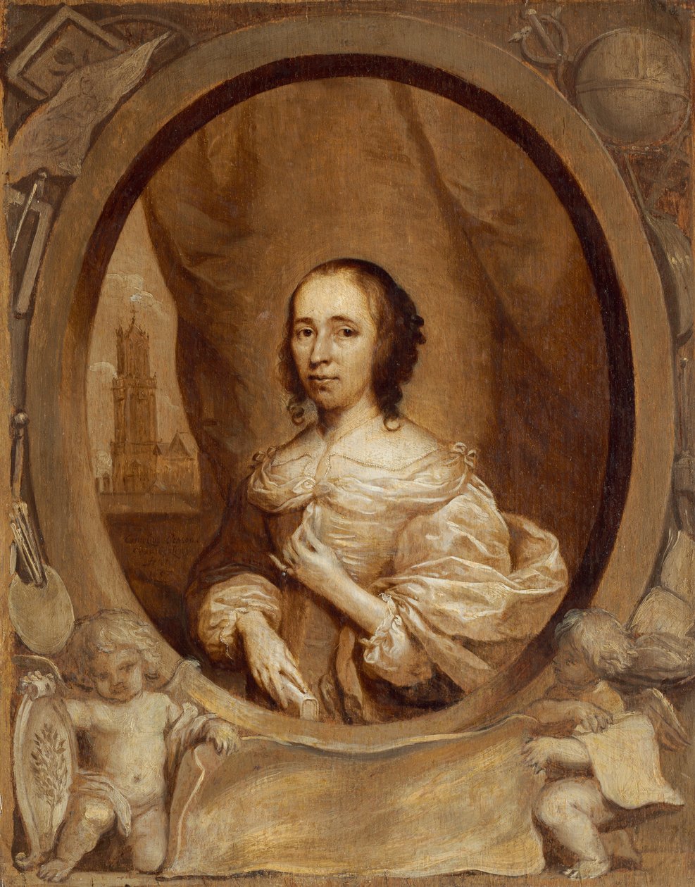 آنا ماريا فان شورمان ، 1657. بواسطة Cornelis Janssens van Ceulen