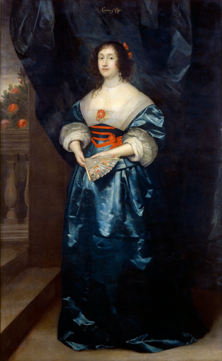 ديانا سيسيل ، كونتيسة إلجين ، عام 1638 بواسطة Cornelis Janssens van Ceulen