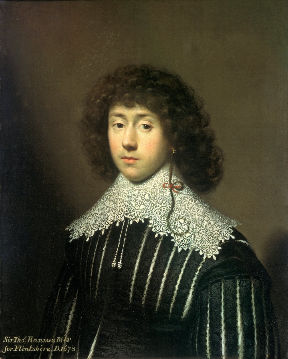 "السير توماس هانمر" ، ١٦١٢-١٦٧٨ ، ١٦٣١ بواسطة Cornelis Janssens van Ceulen