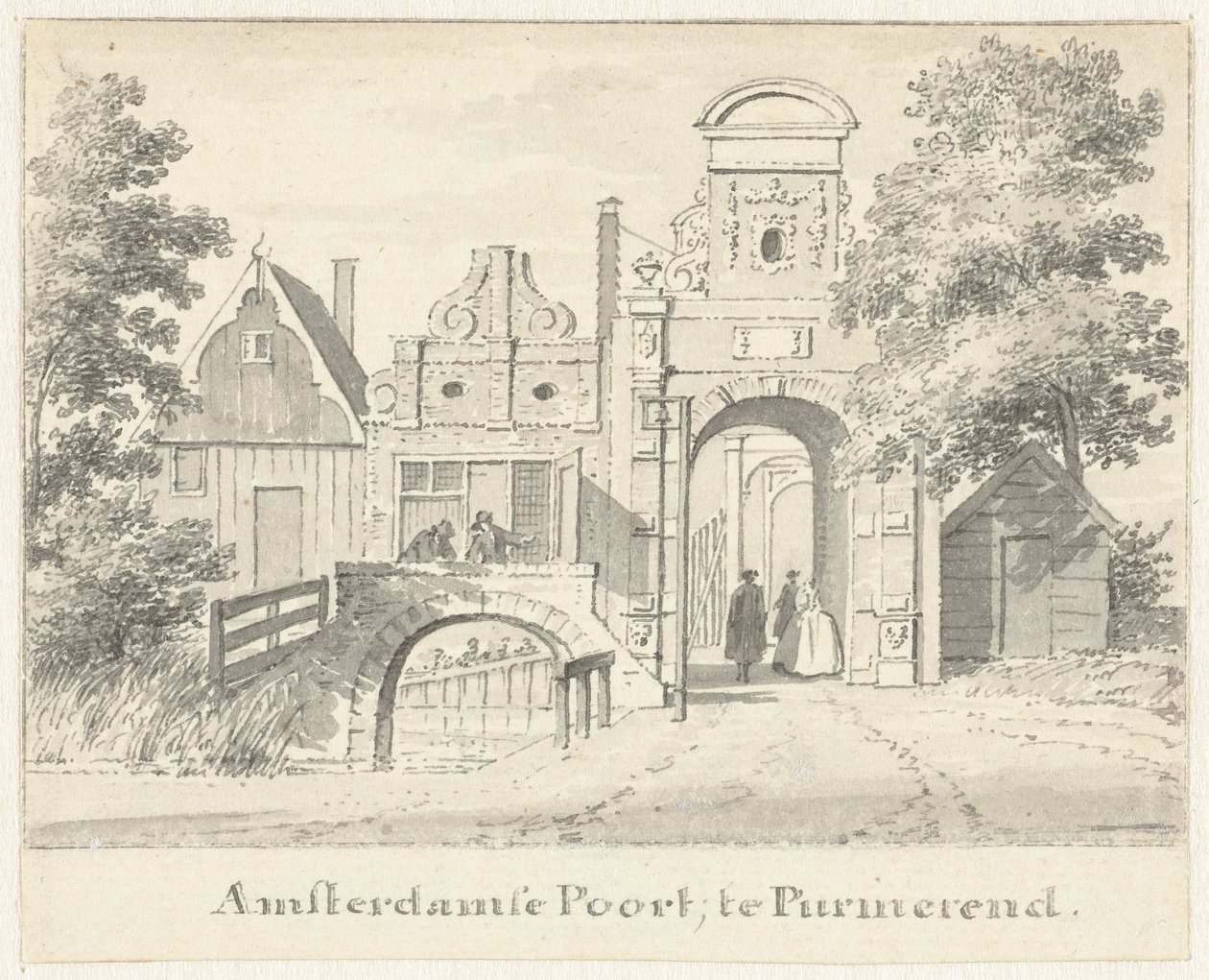 The Amsterdamse Poort في بورميريند بواسطة كورنيليس برونك