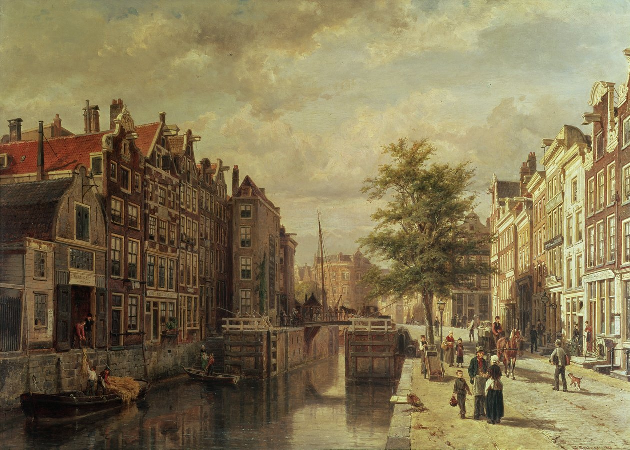 قناة الشهيد (De Martelaarsgracht) بواسطة كورنيليس سبرينغر