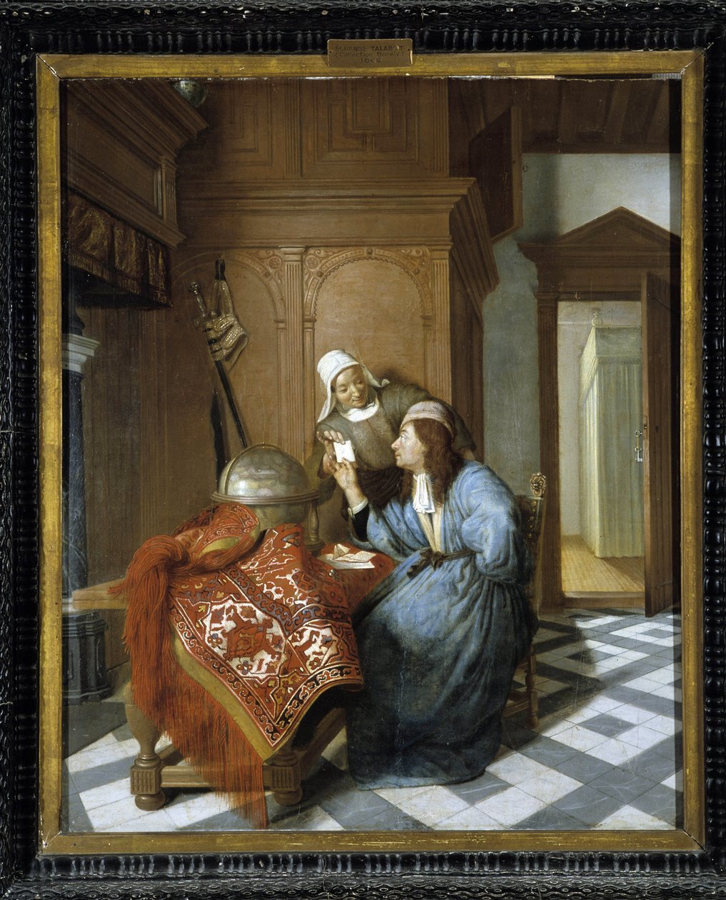 الرسالة. رسم كورنيليس دي مان (1621-1706). متحف الفنون الجميلة ، لونجشامب ، مرسيليا بواسطة كورنيليس دي مان