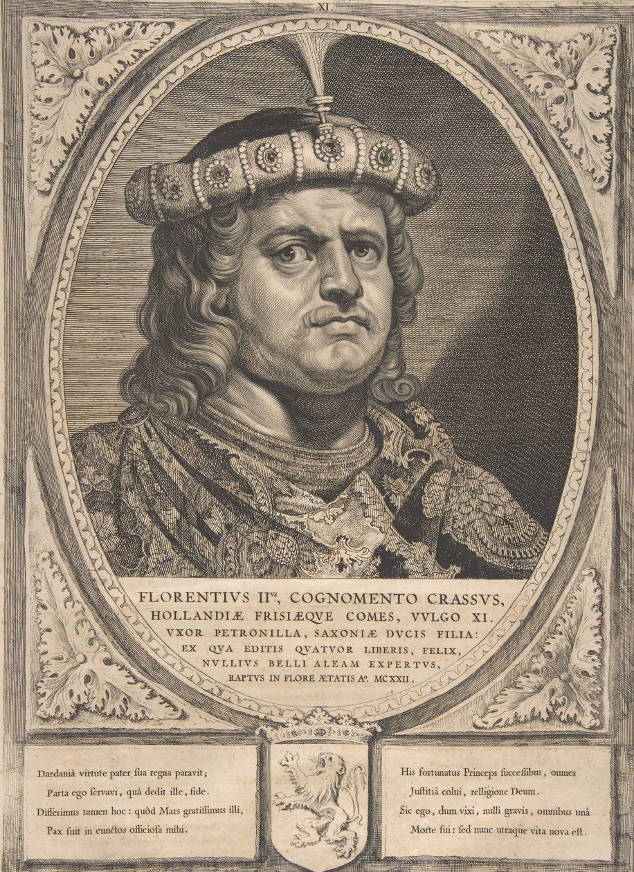 فلوريس الثاني من سلسلة Counts and Countesses of Holland و Zeeland و West Frisia ، بواسطة كورنيليس دي فيشر