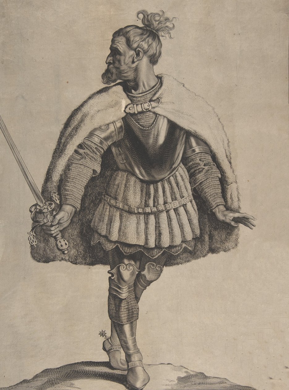 Svevus ، من سلسلة Peplus ، sive Gothorum ، Heruolorum ... ، 1650. بواسطة كورنيليس دي فيشر