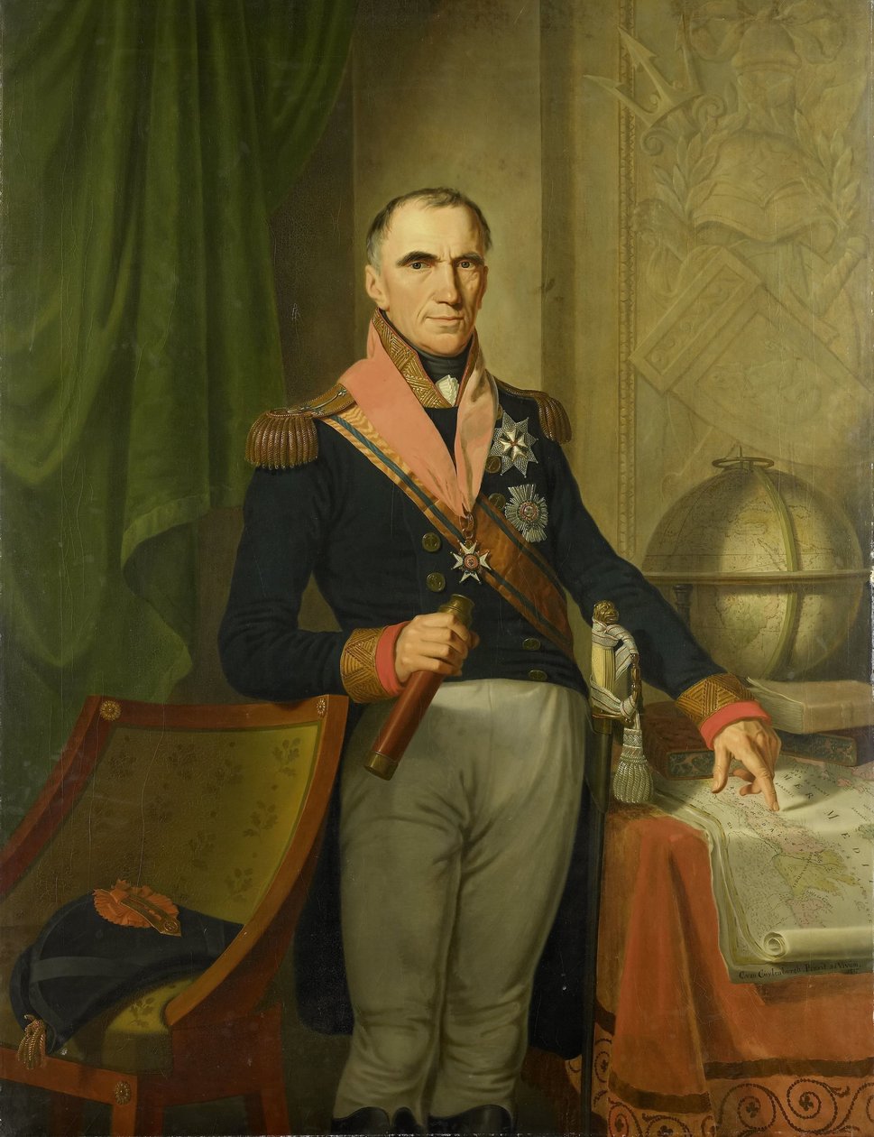 جونكير ثيودوروس فريدريك فان كابلين (1762-1824) ، نائب أميرال بواسطة كورنيليس فان كويلينبرج (II)