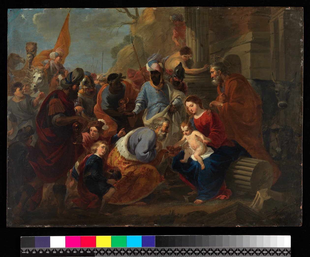 عشق الملوك قبل 1667 (زيت على النحاس) بواسطة كورنيليس فان بولنبرج