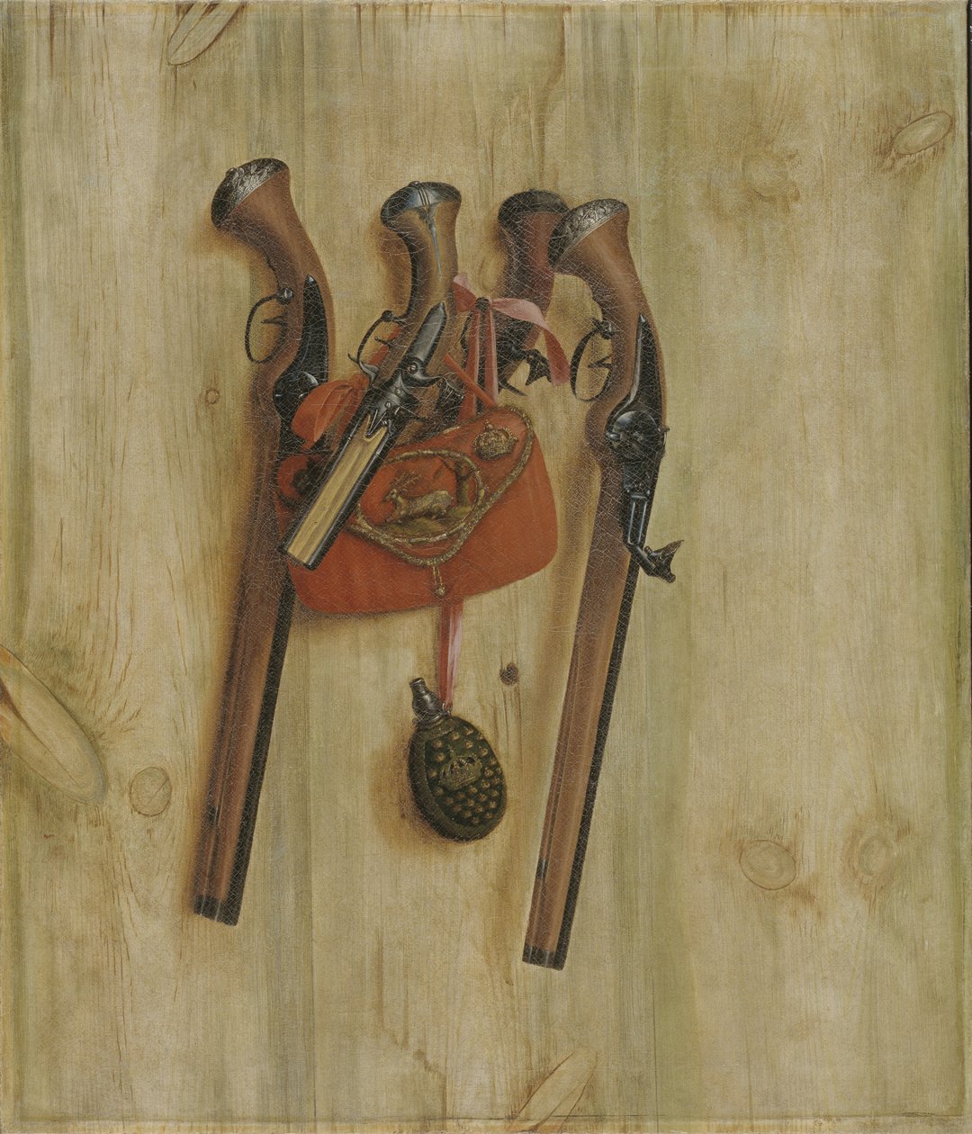 Trompe l'Oeil بالمسدسات بواسطة كورنيليوس نوربرتوس جيجسبريشتس