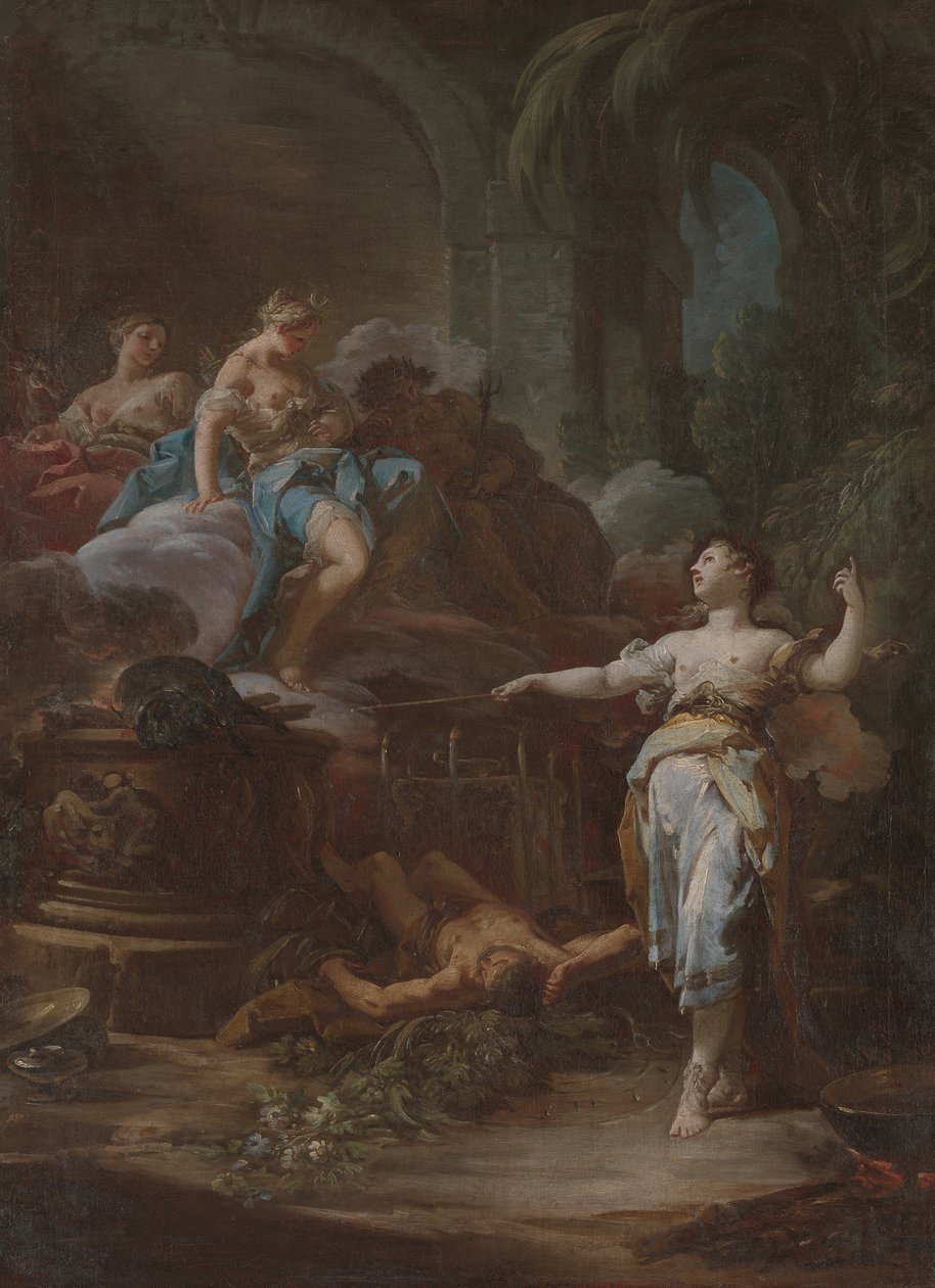 Medea Rejuvenating Aeson، ca. 1760. بواسطة كورادو جياكوينتو