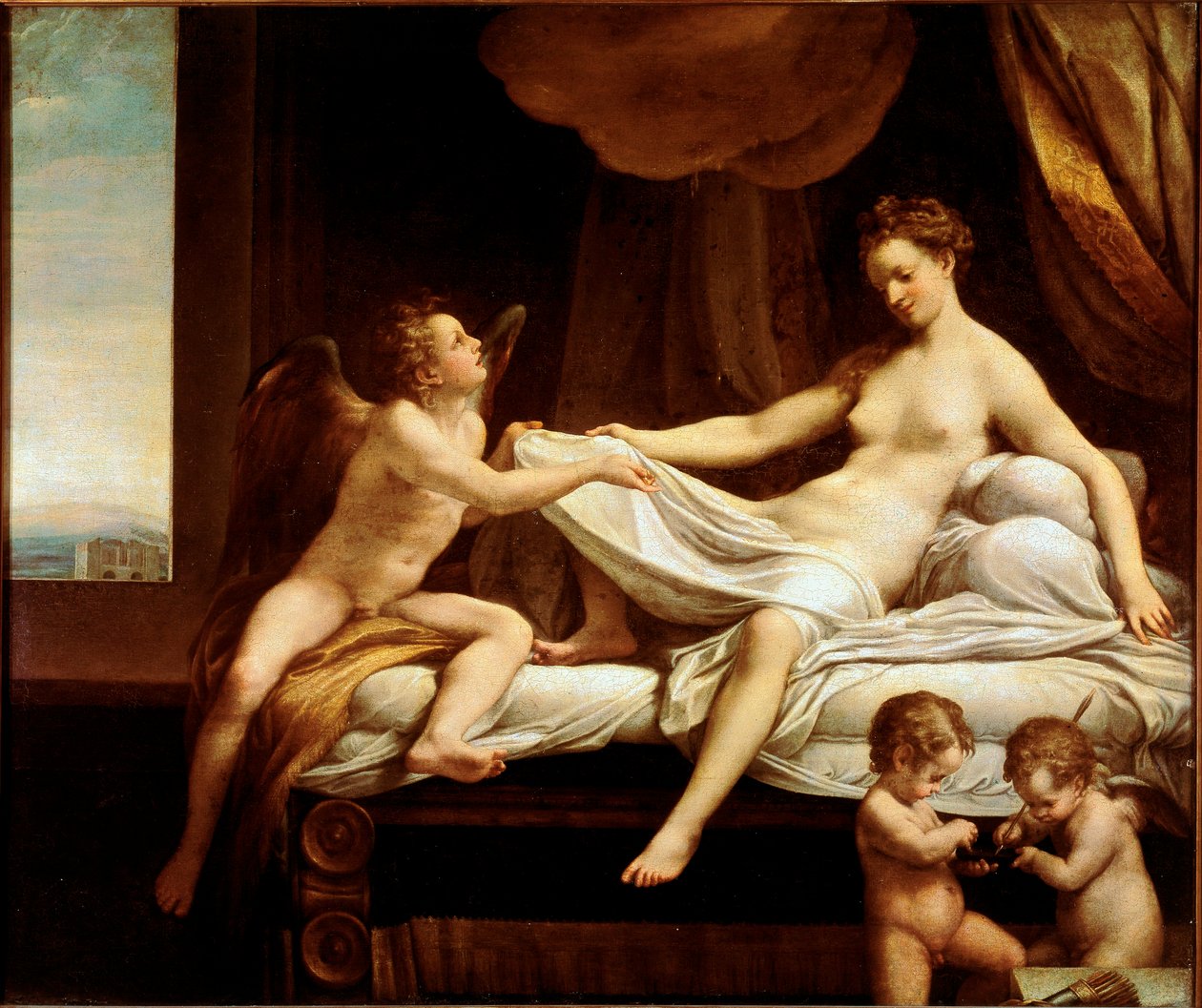 Danae لوحة لأنطونيو أليجري ، ودعا Il Correggio بواسطة كوريجيو