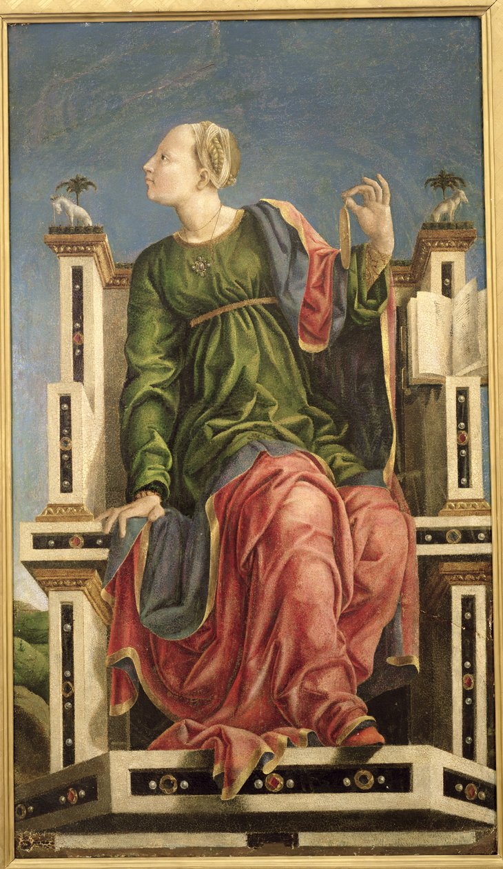 إراتو (درجة الحرارة على اللوحة) بواسطة Cosimo Tura