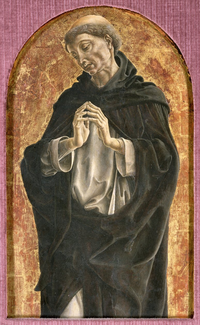 سانت دومينيك (درجة الحرارة على اللوحة) بواسطة Cosimo Tura