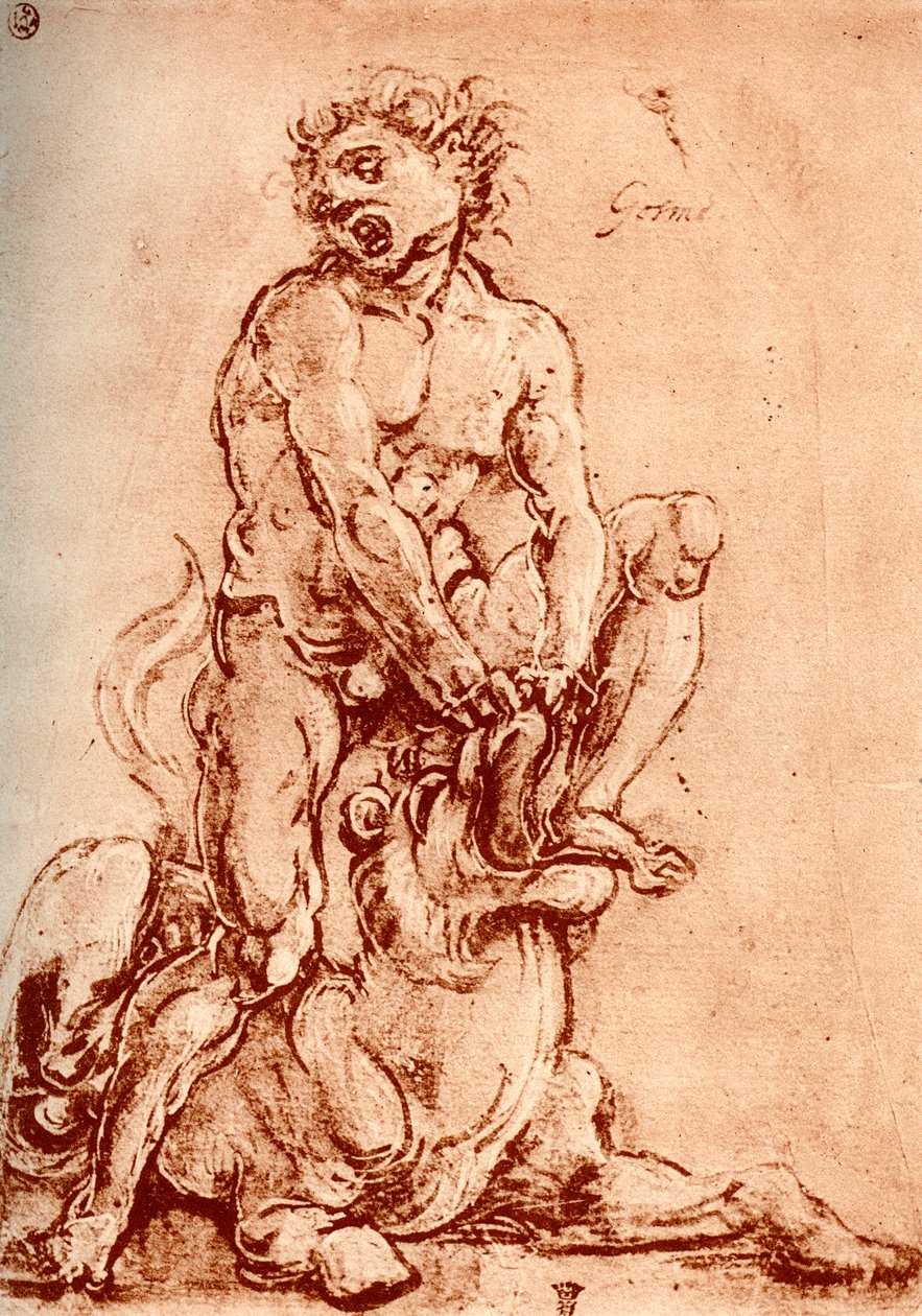 قتل هرقل الأسد 1913 بواسطة Cosimo Tura