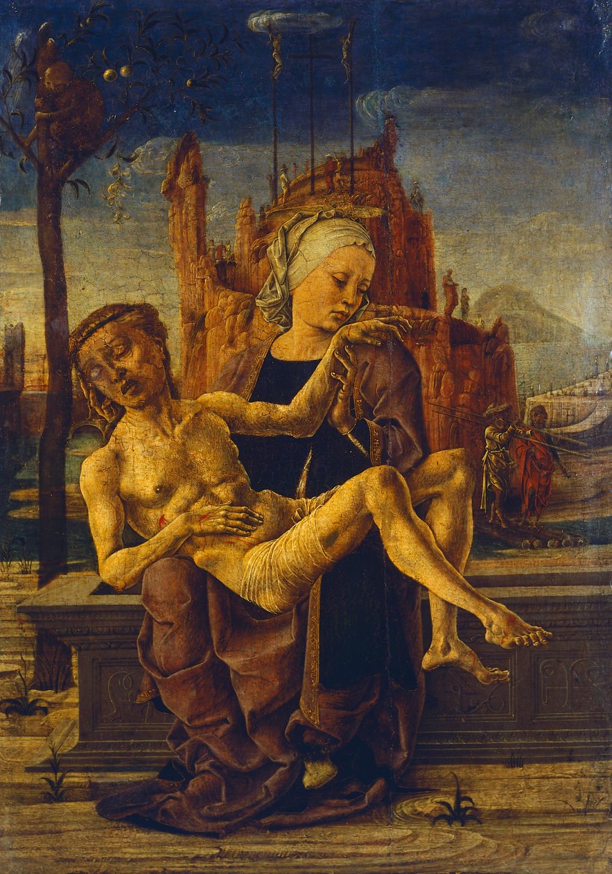 بيتا من كوزمي تورا (حوالي 1430 - 1495) ، زيت على خشب ، 48 × 33 سم ، حوالي 1460 بواسطة Cosimo Tura