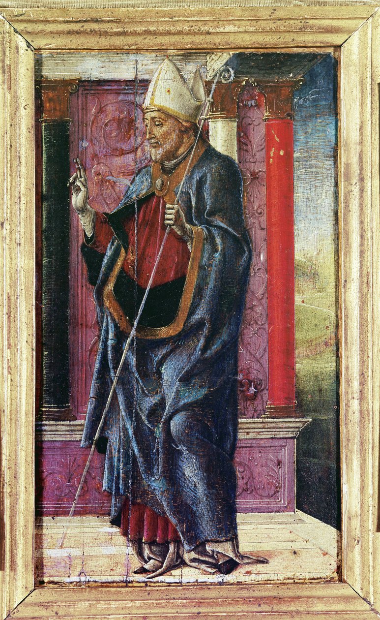 سانت موريليو ، حوالي 1480 (زيت على ظهر السفينة) بواسطة Cosimo Tura